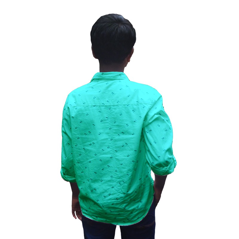 Boys Simple Star Printed Shirt